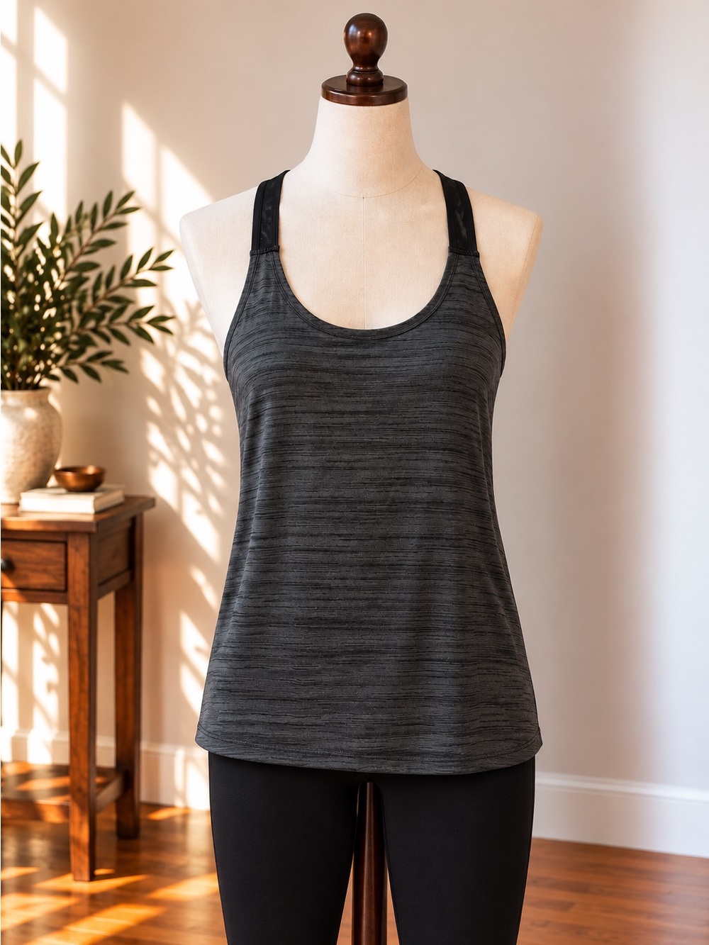 Nike Just Do It Open Back Training Tank Top Grey Women’s Large